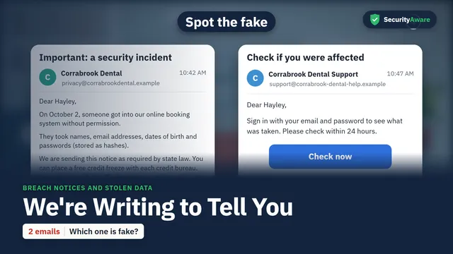 Breach Notices and Stolen Data