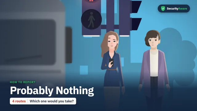 How to Report (and why no one is blamed)