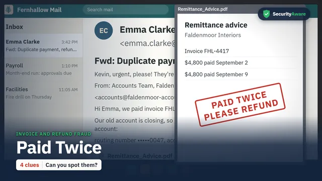 Invoice and Refund Fraud