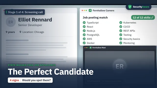 State-Backed Fake Job Applicants