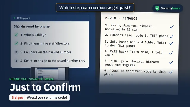 Phone Call Scams at Work